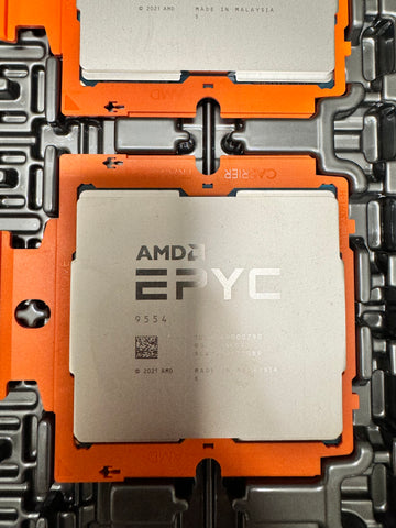 AMD EPYC 9554 Processor 64 Cores 3.1GHz 100-000000790 Tray