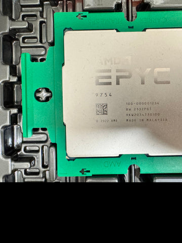 AMD EPYC 9754 Processor 128 Cores 2.25GHz 100-000001234 Tray